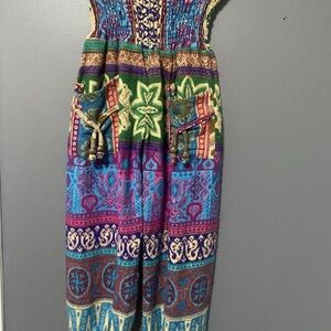 Source Unknown Multicolor Wide Leg Jumpsuit